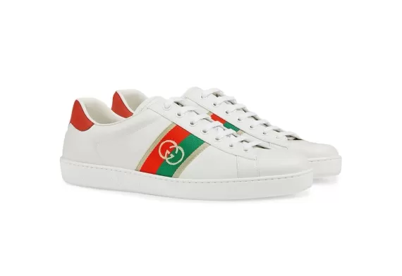 Shop for Stylish Men's Gucci Leather Ace Sneakers