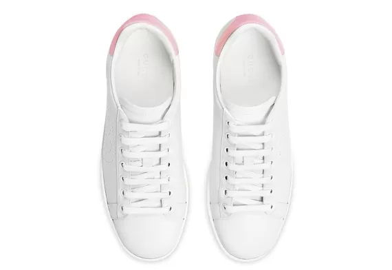 Women's Gucci Ace sneakers with Interlocking G symbol White/pink - Sale Now, Get it!