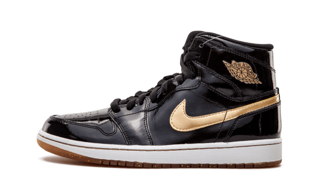 Air-Jordan 1 Retro High OG - Black/Metallic Gold Men's Shoes for Sale