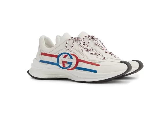 Ladies Gucci Run Low-Top Logo Print Sneakers - Buy Now!