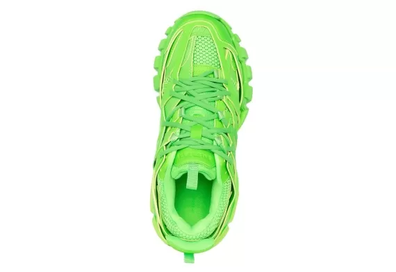 Men's Stylish Balenciaga Track Panelled Sneakers - Fluorescent Green - Discount Shop!