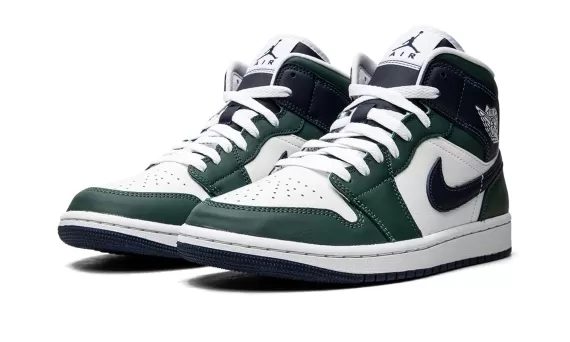 Shop Now for Women's Air Jordan 1 Mid SE Noble Green Sale