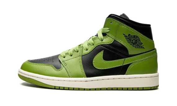 WMNS Air Jordan 1 Mid - Altitude Green - Shop Women's Discounted Shoes Now!