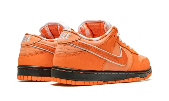 Women's Sneakers: Nike SB Dunk Low Concepts - Orange Lobster