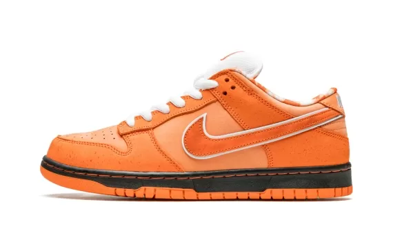 Shop Men's Nike SB Dunk Low Concepts - Orange Lobster