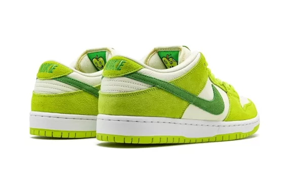 Look Fashionable with Nike SB Dunk Low Pro - Green Apple for Men's