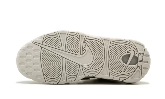 Stylish Men's Nike Air More Uptempo '96 Light Bone/White-Light Bone Shoes