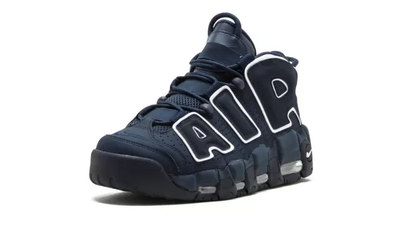 Grab Men's Nike Air More Uptempo 96 - Obsidian/Obsidian-White at Online Shop Now