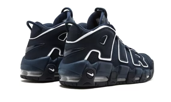 Shop Men's Nike Air More Uptempo 96 - Obsidian/Obsidian-White at Online Store
