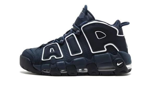 Shop the Nike Air More Uptempo 96 - Obsidian/Obsidian-White for Women's