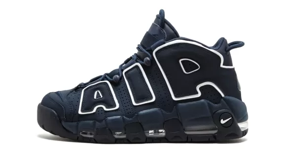 Men's Nike Air More Uptempo 96 - Obsidian/Obsidian-White on Sale at Online Shop