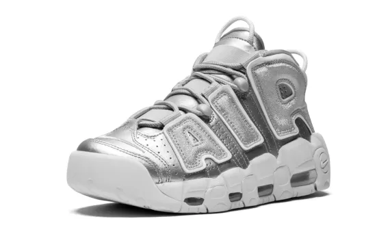 Get the Fabulous Nike Air More Uptempo Silver Women's Design Now