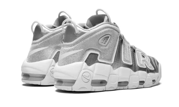 Get the Trendy Nike Air More Uptempo Silver for Women