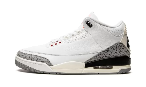 Get the Air Jordan 3 - White Cement Reimagined for Men's Sale Now!