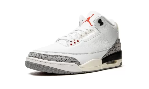 Buy the Men's Air Jordan 3 - White Cement Reimagined Now and Get a Great Deal!