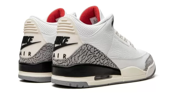 Treat Yourself to the Men's Air Jordan 3 - White Cement Reimagined Now!