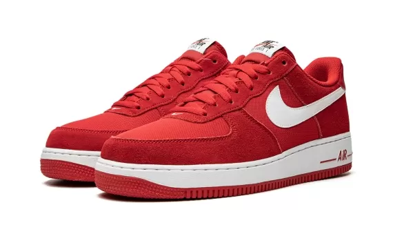 Women's Nike Air Force 1 Low - Game Red/White with Special Offer