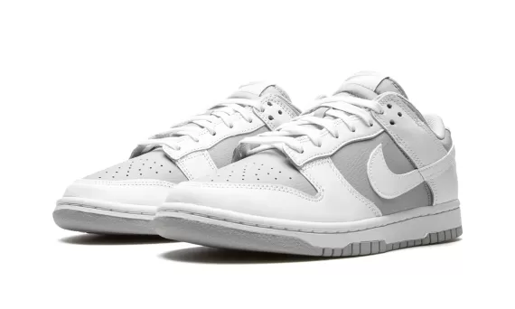 Discounted Women's Nike Dunk Low - White / Grey