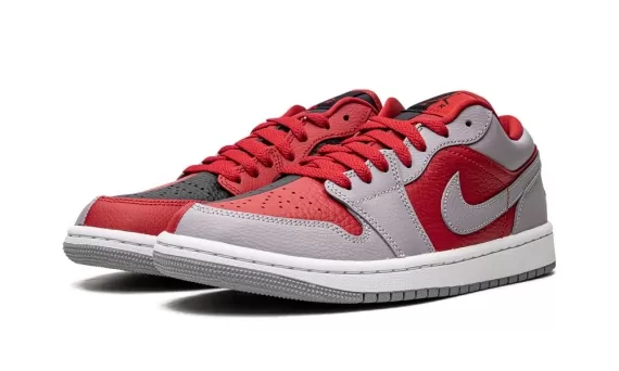 Women's Air Jordan 1 Low SE - Gym Red/Cement Grey-Black For Sale