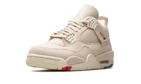 Don't Miss Out - Get Your Women's Air Jordan 4 - Canvas Shoes Now!