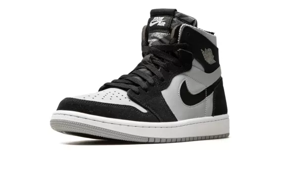 Women's Fashionable Air Jordan 1 CMFT - Black/Grey Now Available