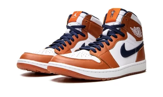 Men's Air Jordan 1 Golf High Eastside Golf - Burnt Sunrise Now Available