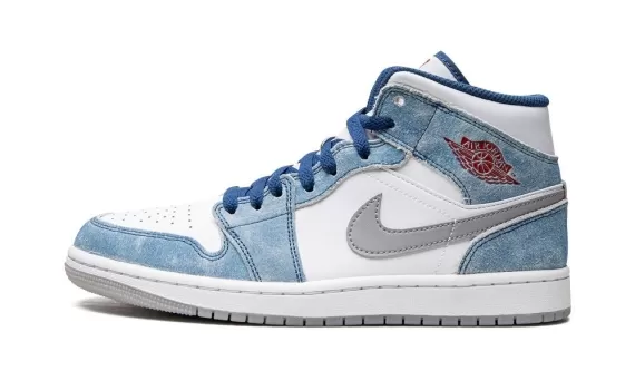 Shop Women's Air Jordan 1 Mid SE - French Blue with Discount Now!