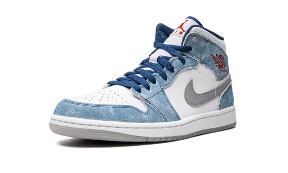 Shop Men's Air Jordan 1 Mid SE French Blue Shoes - Get a Discount Now!