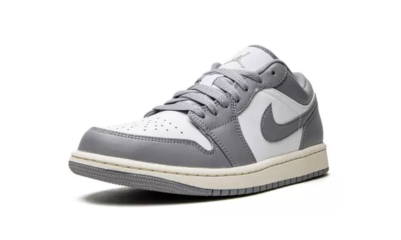 Women's Air Jordan 1 Low - Vintage Grey - Discounted Prices Now Available at Shop!