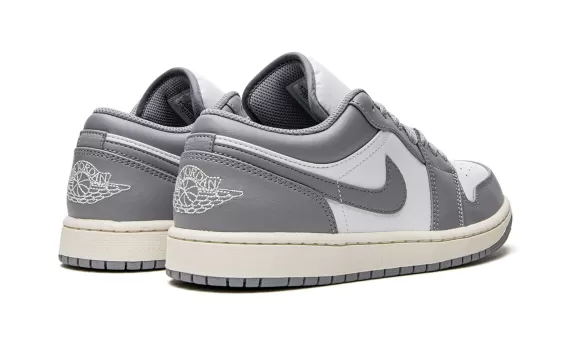 Shop Men's Air Jordan 1 Low - Vintage Grey with Discount.