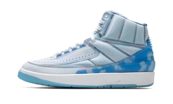 Air Jordan 2 - J Balvin Light Blue/White for Women's: Sale & Buy Now!