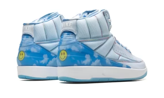 Shop Women's Air Jordan 2 - J Balvin Light Blue/White Shoes - On Sale!