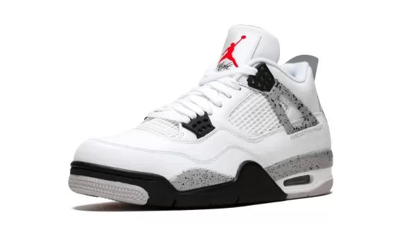 Get Women's Air Jordan 4 Retro OG - White Cement Shoes at Online Shop Now!