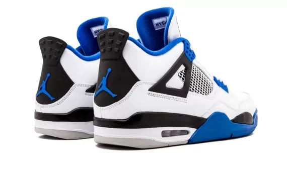 Women's Air Jordan 4 Retro - Motorsports Now Available at Discounted Prices!