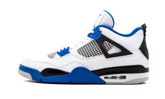 Women's Air Jordan 4 Retro - Motorsports - Shop Now and Get Discount!