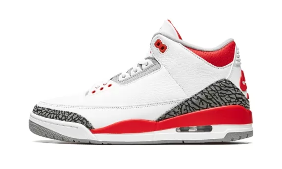 Air Jordan 3 Retro OG - Fire Red 2022 For Men - Buy Now At Discount