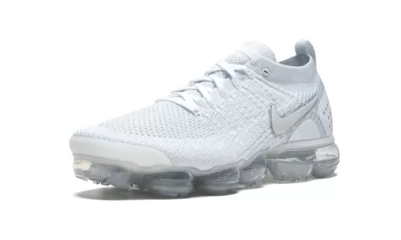 Get the Best Deals on Women's Nike Air Vapormax Flyknit 2 White/White-Vast Grey!