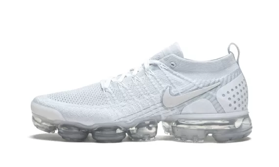 Buy Women's Nike Air Vapormax Flyknit 2 White/White-Vast Grey On Sale Now!