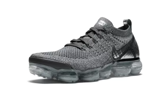 Women's Latest Trend: Nike Air Vapormax Flyknit 2 - Dark Grey/Chrome-Dark Grey