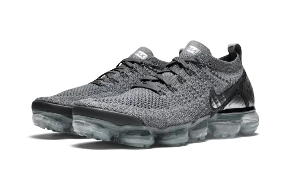 Women's Nike Air Vapormax Flyknit 2 - Dark Grey/Chrome-Dark Grey Available Now