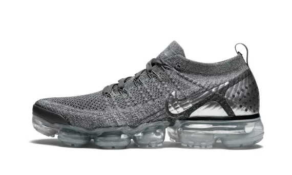 Shop Women's Nike Air Vapormax Flyknit 2 Dark Grey/Chrome-Dark Grey