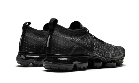 Latest Men's Nike Air Vapormax Flyknit 2 - Black/Black-Dark Grey