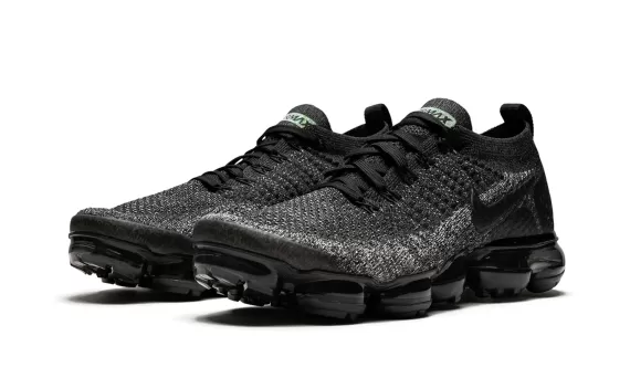 Stylish Men's Nike Air Vapormax Flyknit 2 - Black/Black-Dark Grey