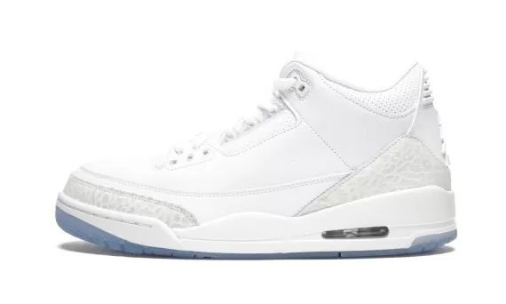 Air Jordan 3 Retro - Pure White for Men - Buy at Discount!