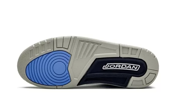 Stylish Women's Air Jordan 3 Retro - UNC White/Valor Blue-Tech On Sale Now!