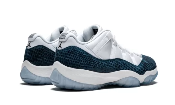Fashionista's Favorite Shoes - Get the Air Jordan11 Retro Low LE - Blue Snakeskin at a Great Price