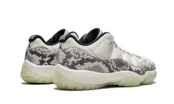 Get Trendy with the Women's Air Jordan 11 Retro Low Snakeskin Light Bone Sale