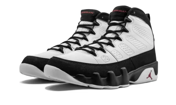 Women's Air Jordan 9 Retro - White Black Red 2016 Release Now Available