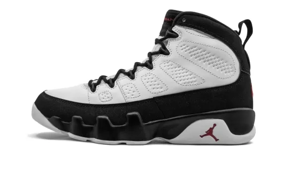 Shop Women's Air Jordan 9 Retro - White Black Red 2016 Release