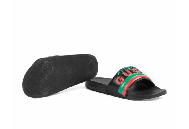 Discounted Men's Gucci Slide Sandal Black - Buy Now!